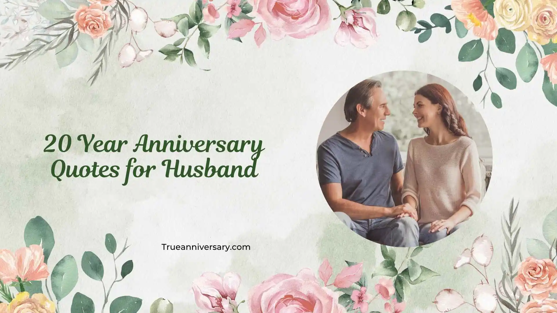 20 Year Anniversary Quotes for Husband