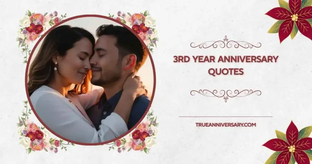 3rd Year Anniversary Quotes for Husband