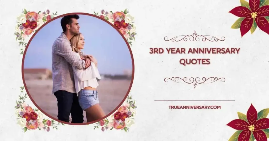 3rd Year Anniversary Quotes for Wife