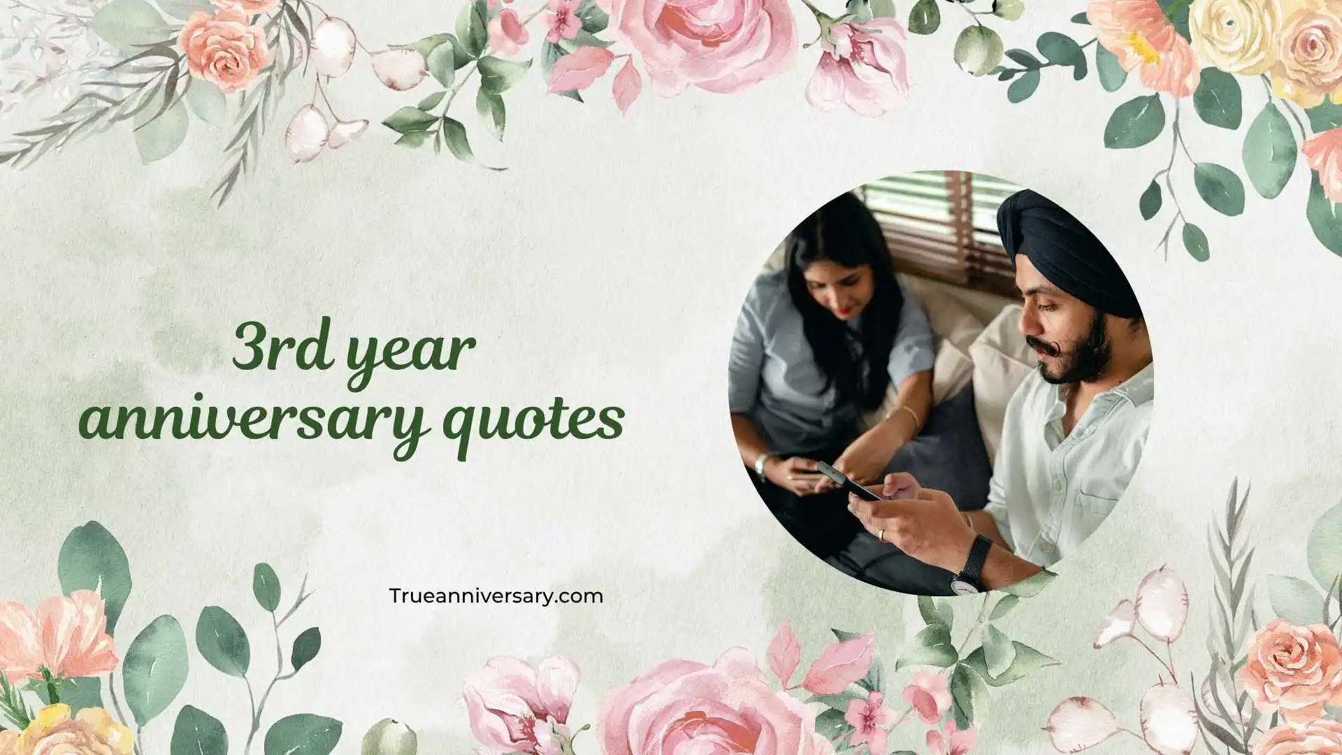 3rd year anniversary quotes