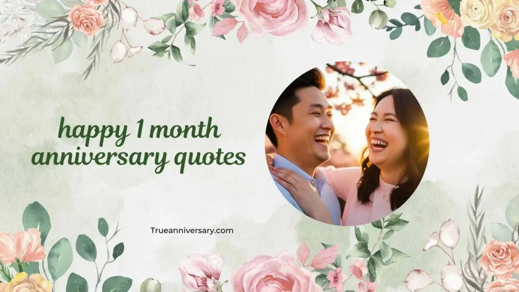  Deep Emotional 1 Month Anniversary Quotes