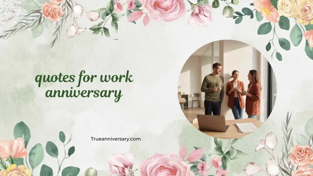 💼 Professional Work Anniversary Quotes