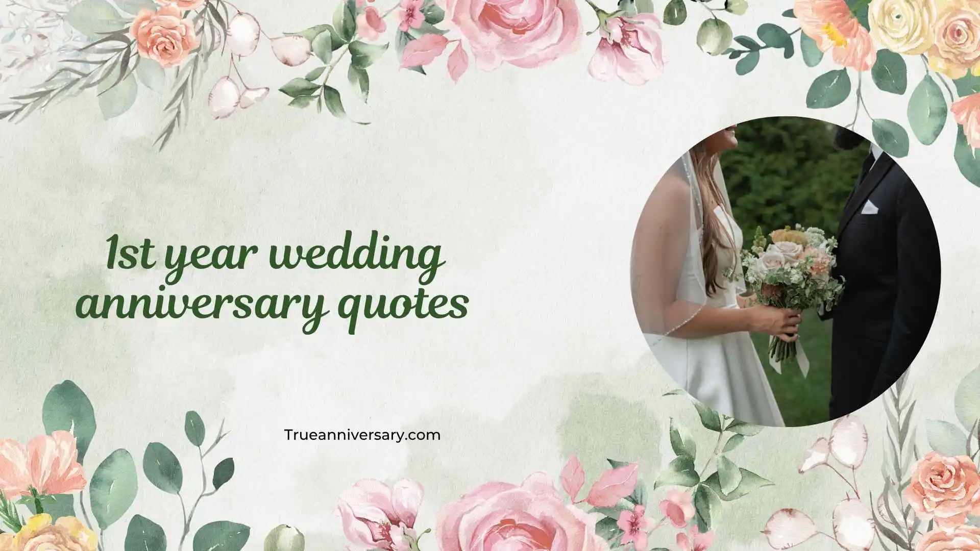 1st year wedding anniversary quotes