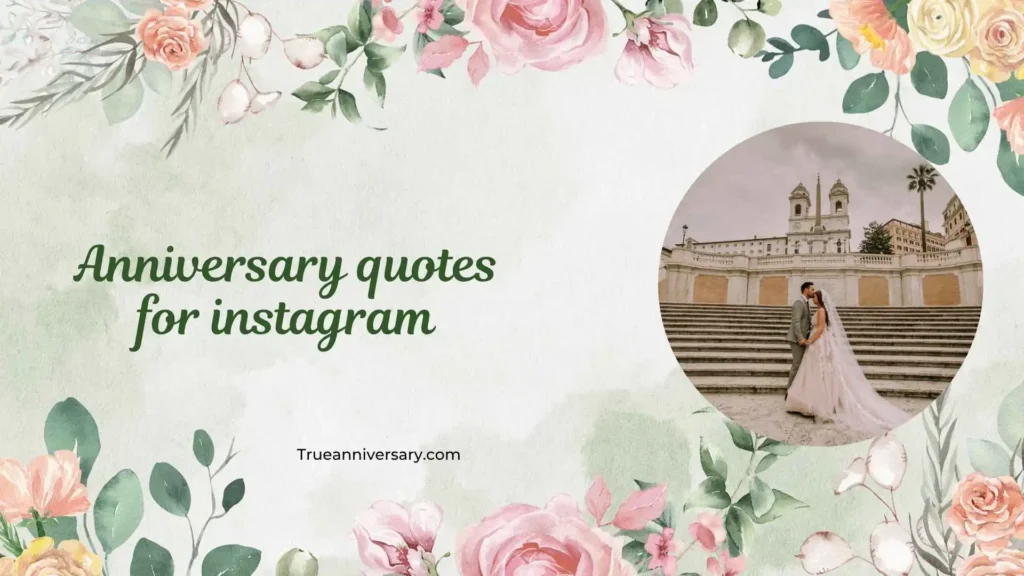 Husband anniversary quotes for Instagram