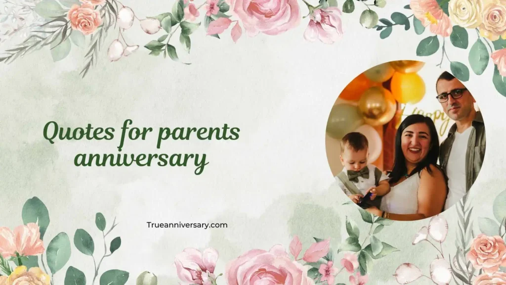 Inspirational Quotes for Parents Anniversary