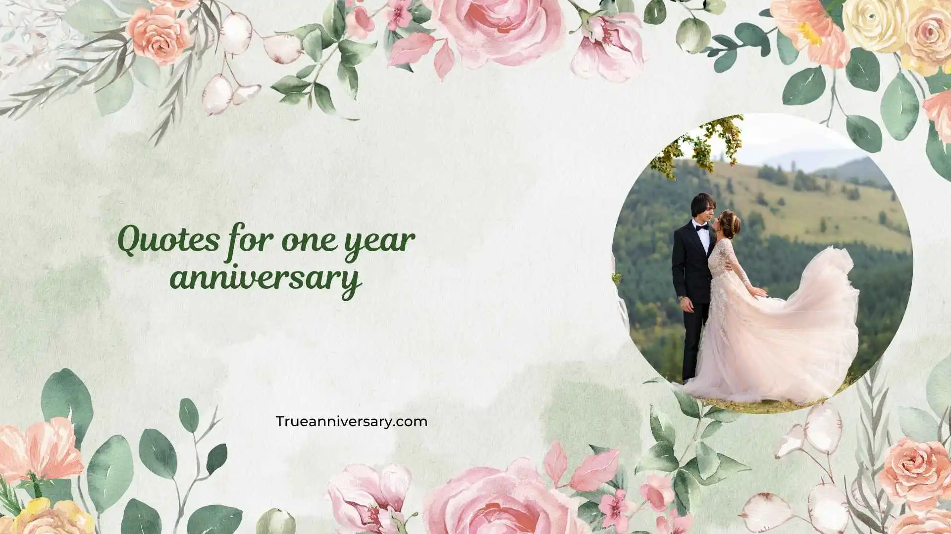 quotes for one year anniversary