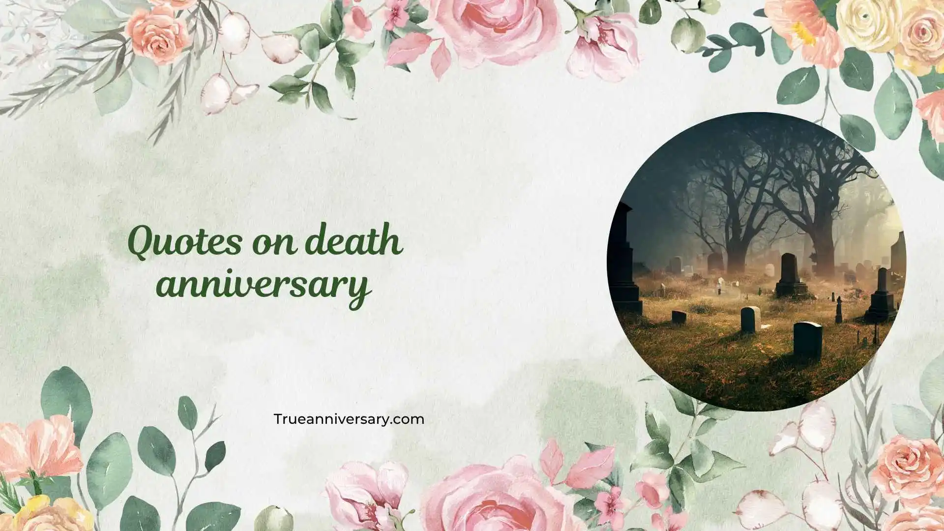 quotes on death anniversary