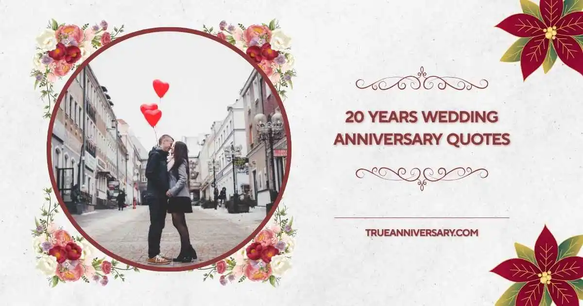 20 years wedding anniversary quotes