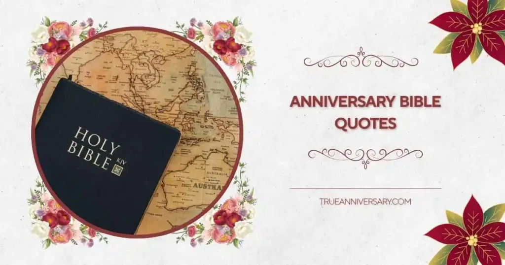 Anniversary Bible Quotes About God’s Blessings