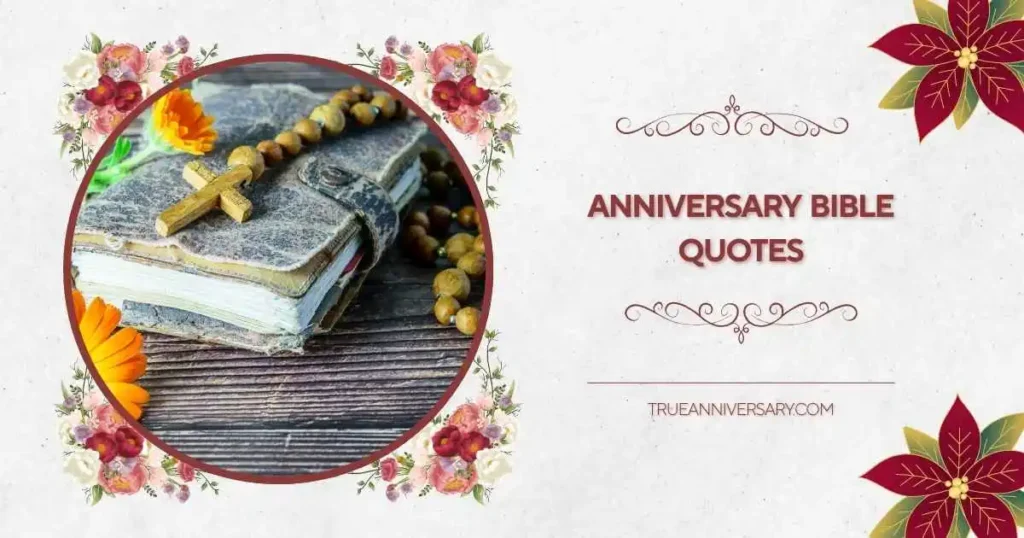 Anniversary Bible Quotes About Love and Commitment