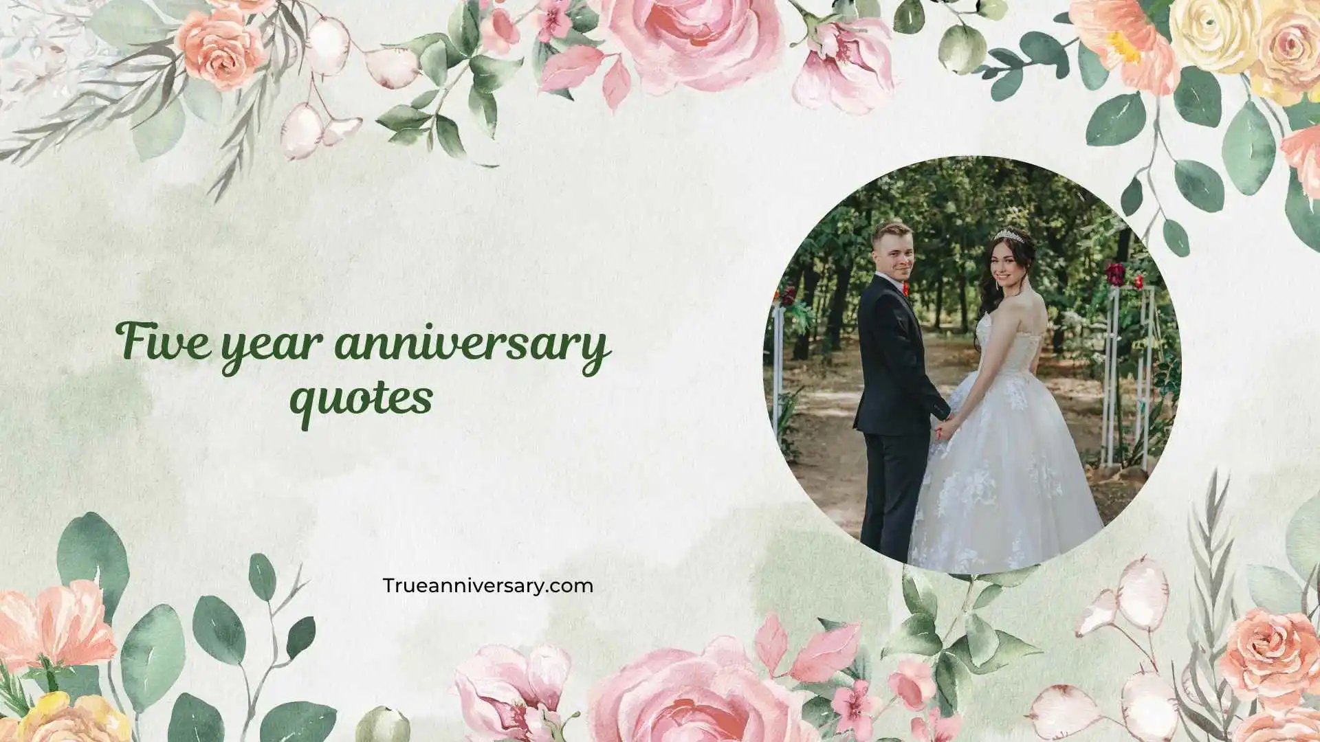 five year anniversary quotes