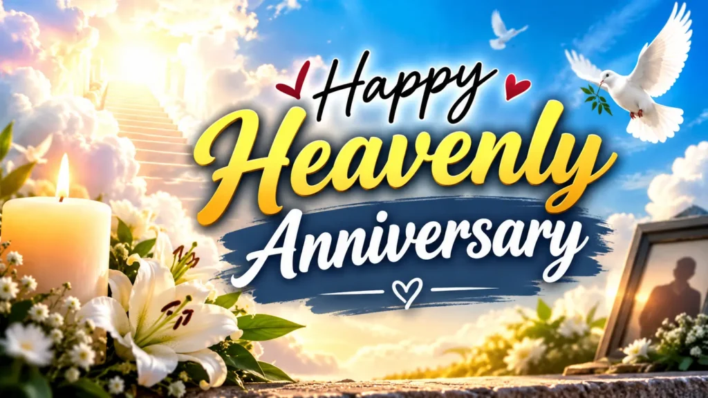 Happy Heavenly Anniversary