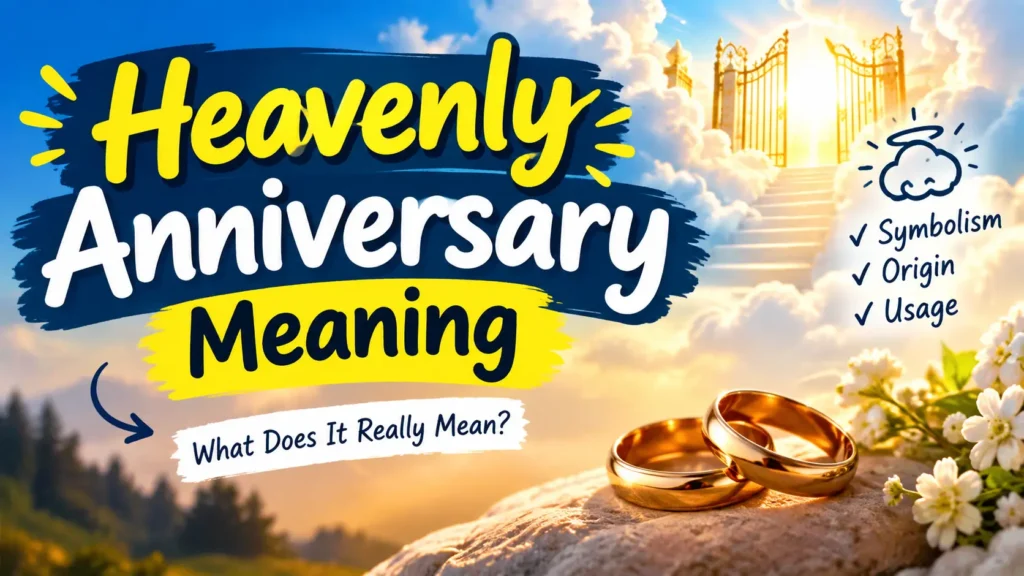 Heavenly Anniversary Meaning
