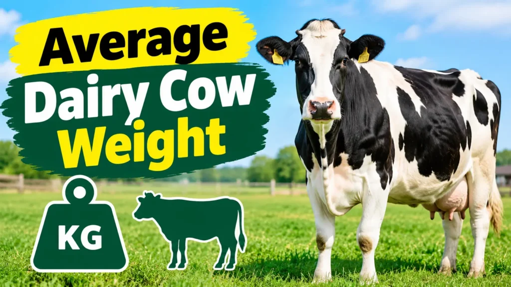 Average Dairy Cow Weight