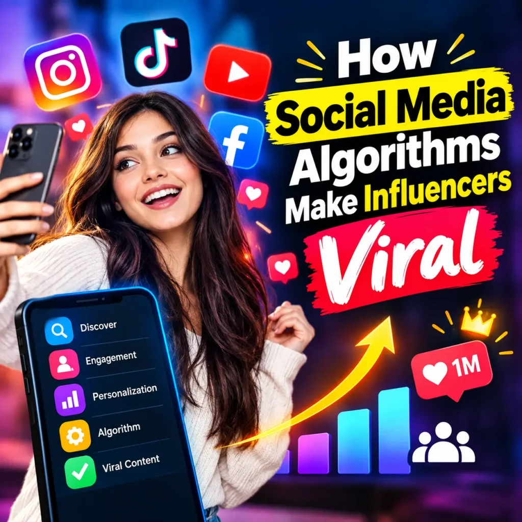 How Social Media Algorithms Make Influencers Viral
