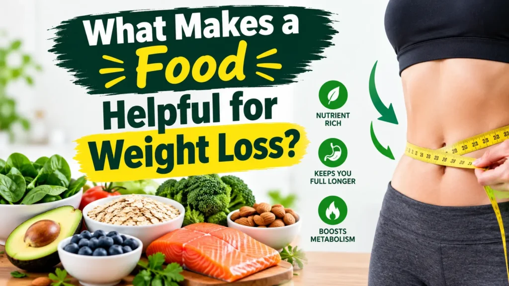 What Makes a Food Helpful for Weight Loss